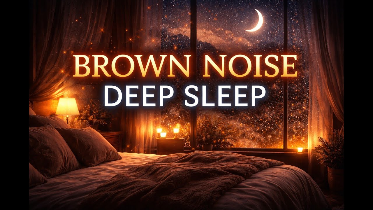 Brown Noise for Deep Sleep (10 Hours) | Calm Mind, Anxiety Relief