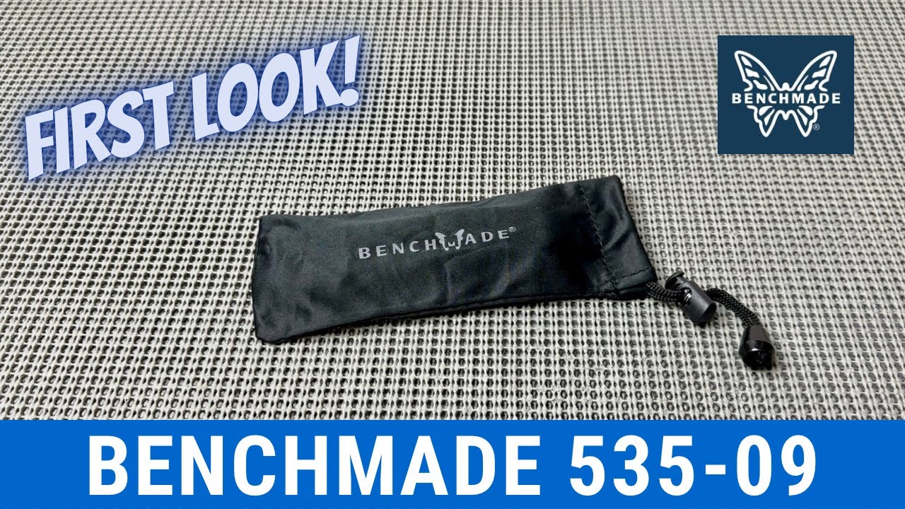 FIRST LOOK ~ BENCHMADE 535-09 (Aluminum & Richlite)