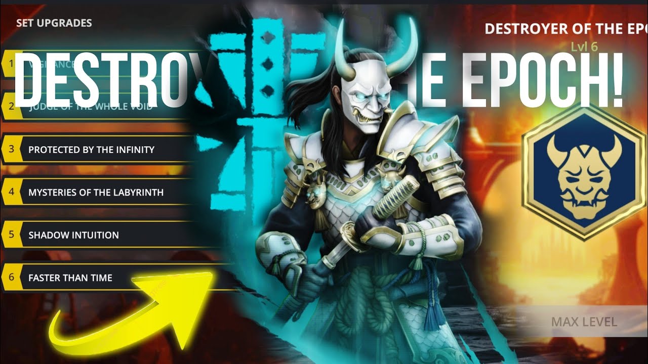 Shadow Fight 3•Level 6 Destroyer Of The Epoch! ''Faster than time'' Ability Unlocked⌛🥵