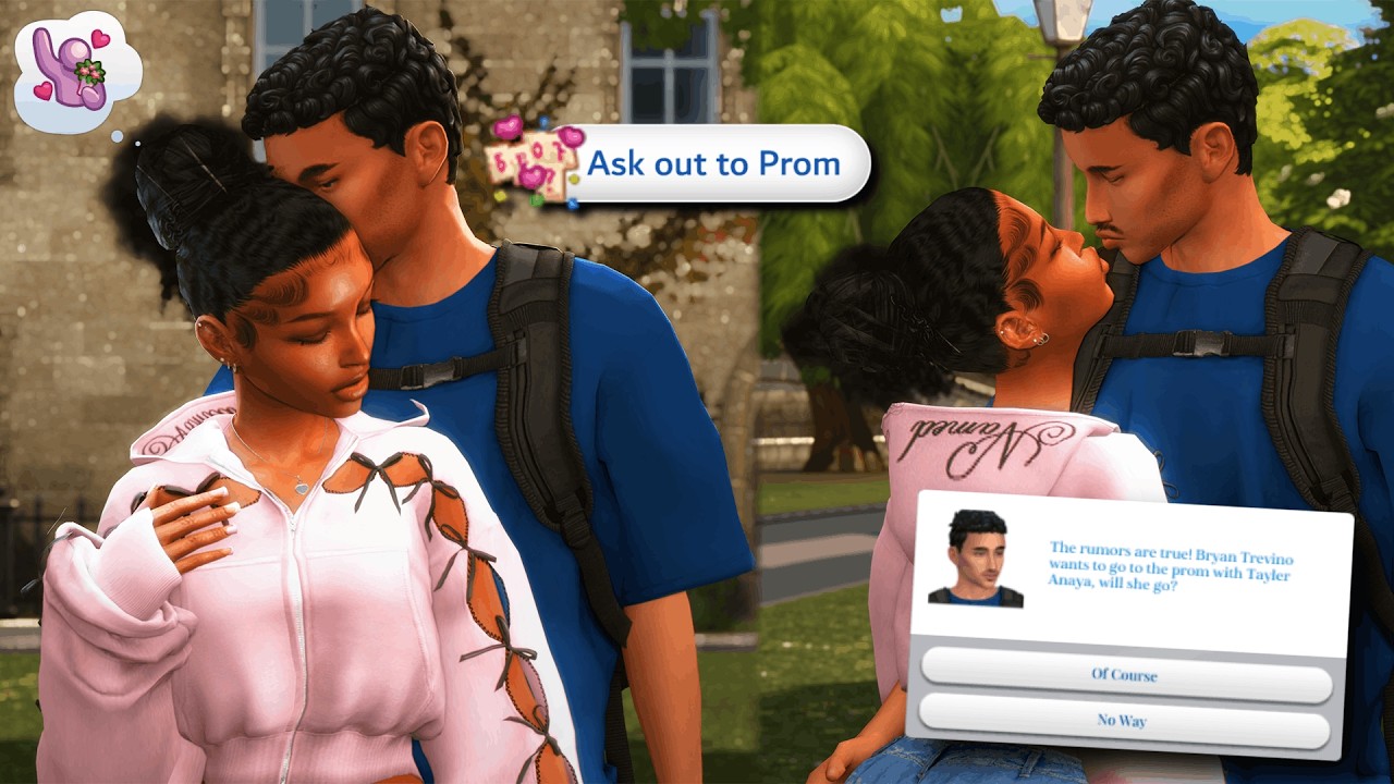 Tayler Was Asked to Prom💃🏾 | The Sims 4: Sugar & Strokes Part 9