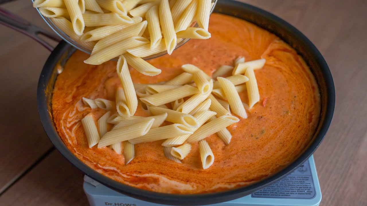 سوبر تشيزي باستا 🍝 ألذ بينك باستا غرقانه بالصوص بدون كريمة ..!