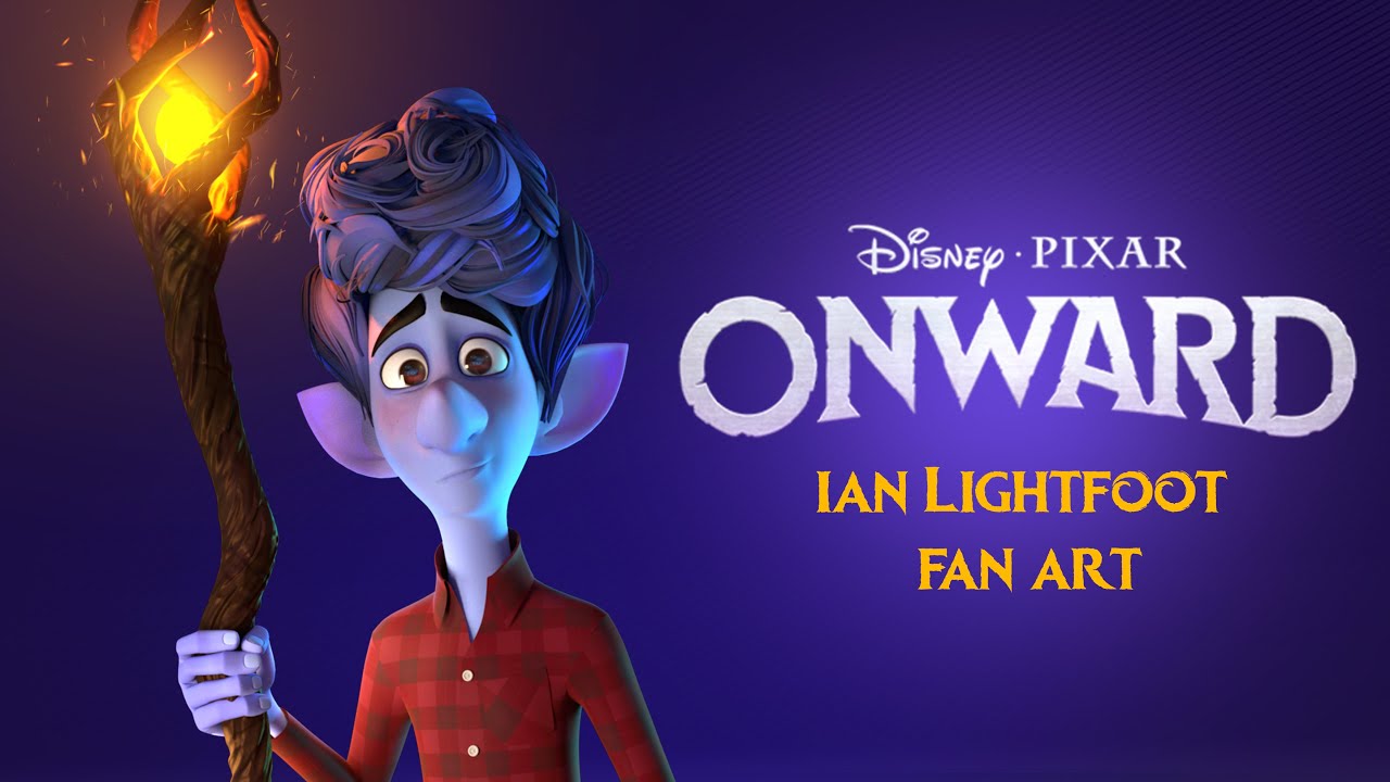 onward movie: Ian lightfoot fanart in zbrush (2020)