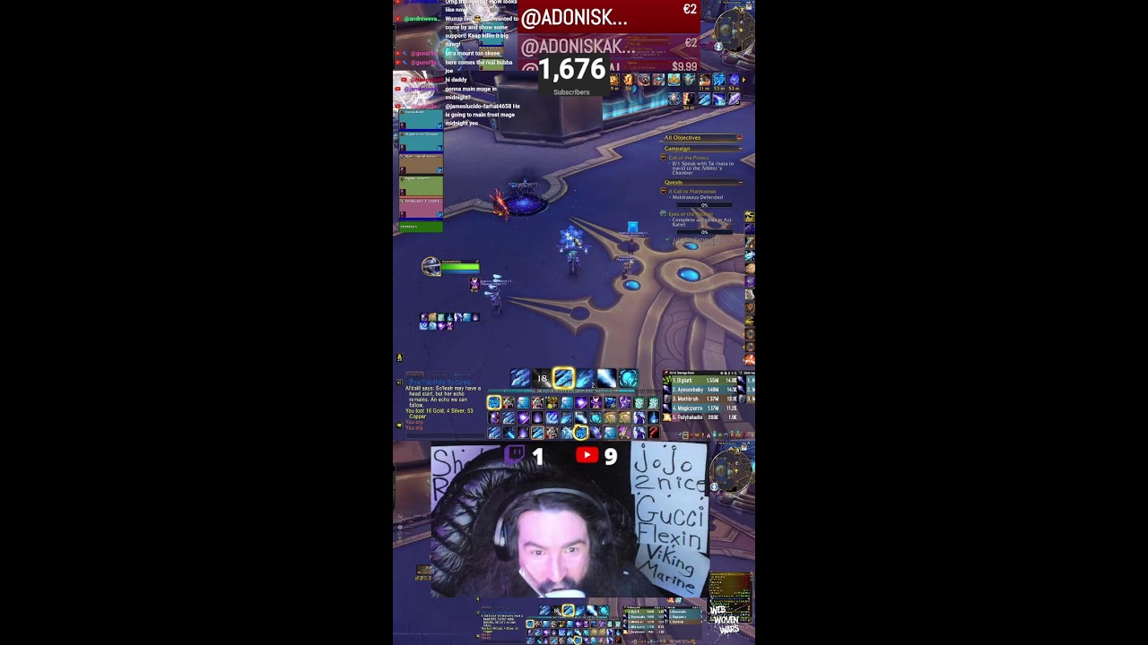 World of Warcraft Frost Mage ilvl 167 M+ Dungeons Legacy Raids
