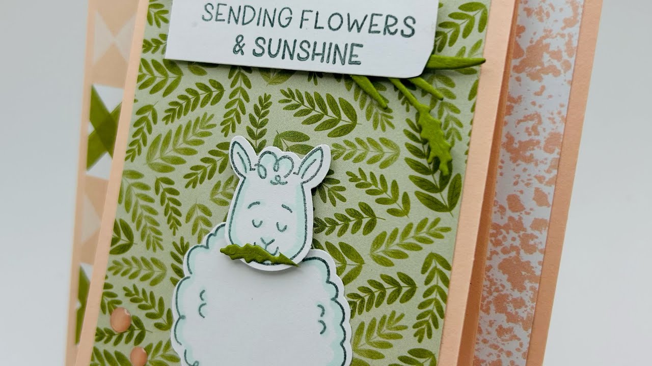 Let’s make a cute card with the Wooly Friends!