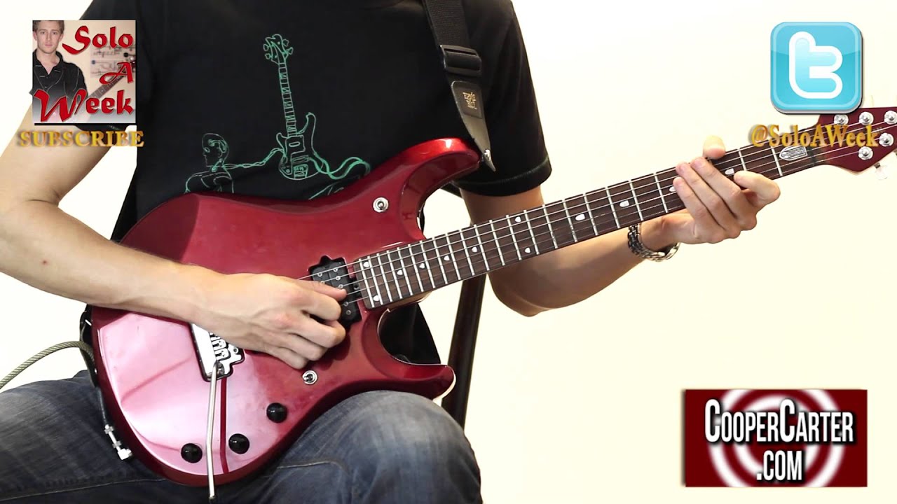 How to Play Dream Theater The Enemy Inside Solo LESSON - SoloAWeek 46