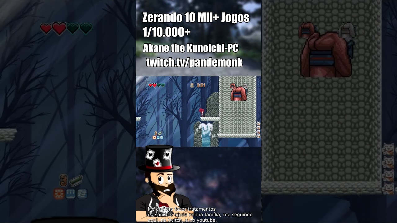 Akane The Kunoichi 1/10.000+ #games #isocromia #pandemonk #zerandojogos