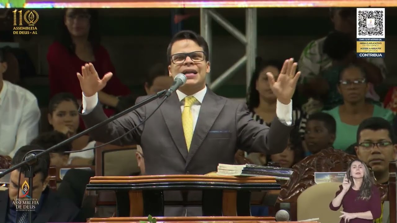 Pr. Eliseu Gomes | 110 ANOS IEADEAL | ACESS&Iacute;VEL EM LIBRAS | S&Aacute;BADO A TARDE | Ginasio do SESI