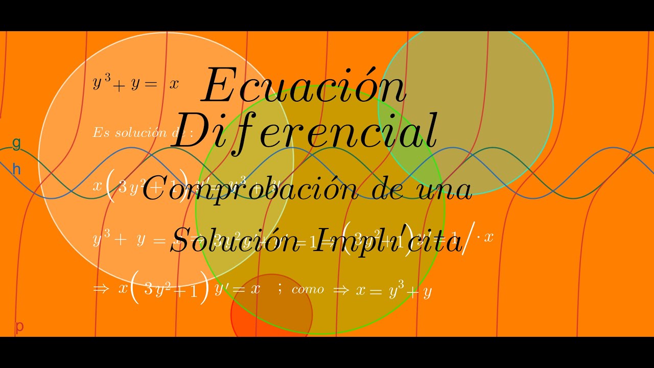 🚨Comprobaci&oacute;n de Soluci&oacute;n Impl&iacute;cita: 🧐E. Diferencial