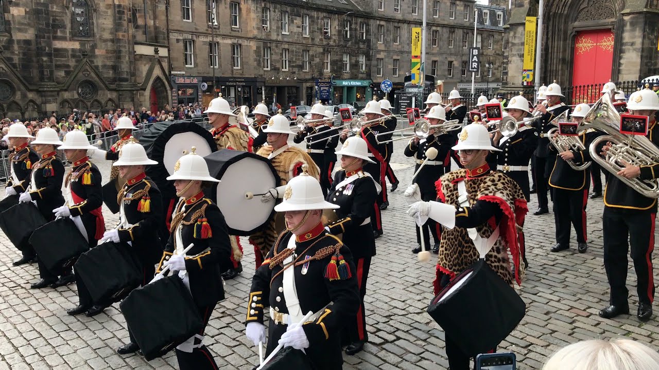 The Royal Mile, Edinburgh Scotland on 21 September 2022