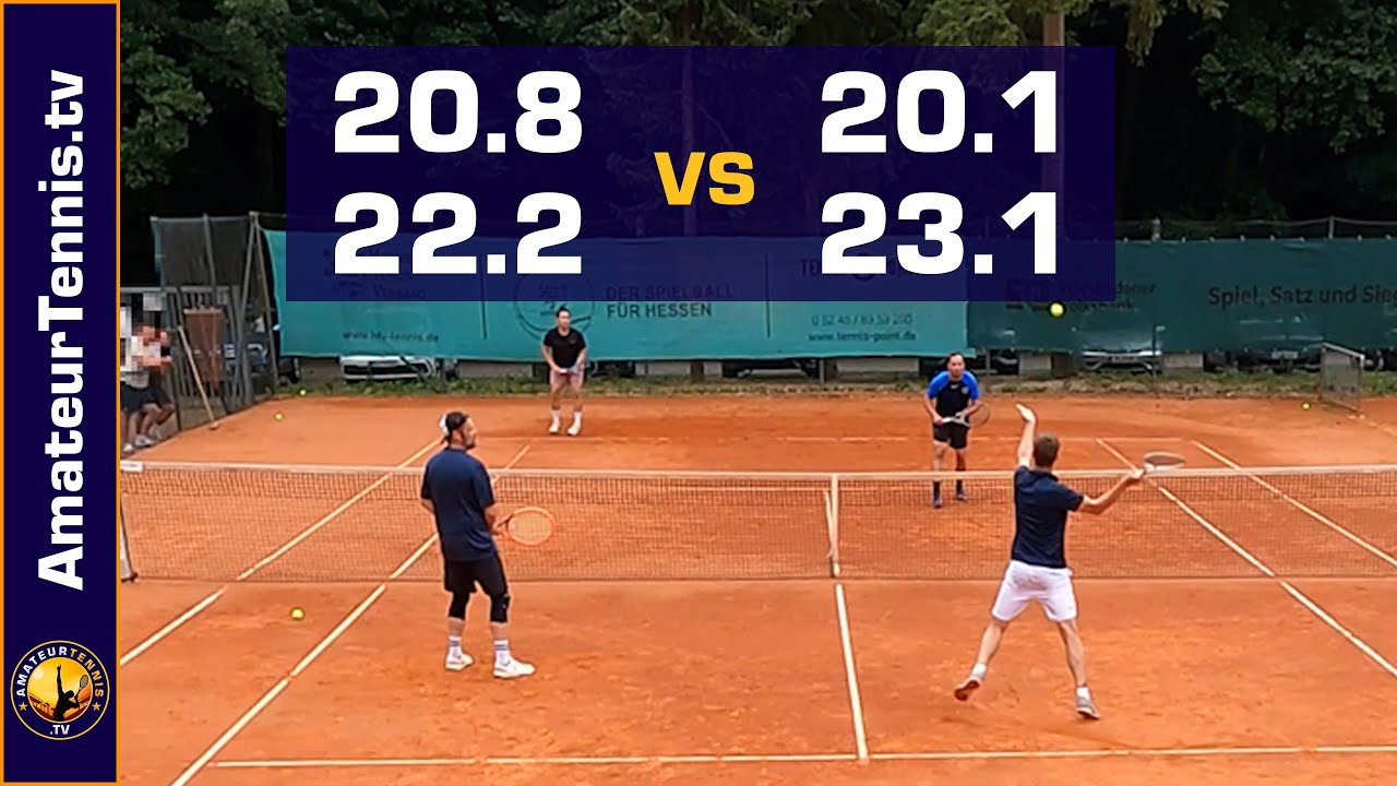 Amateur Tennis Doppel | Medenspiel | LK 20,8 & 22,2 vs. LK 23,1 & 20,1 | Herren Doppel 2025