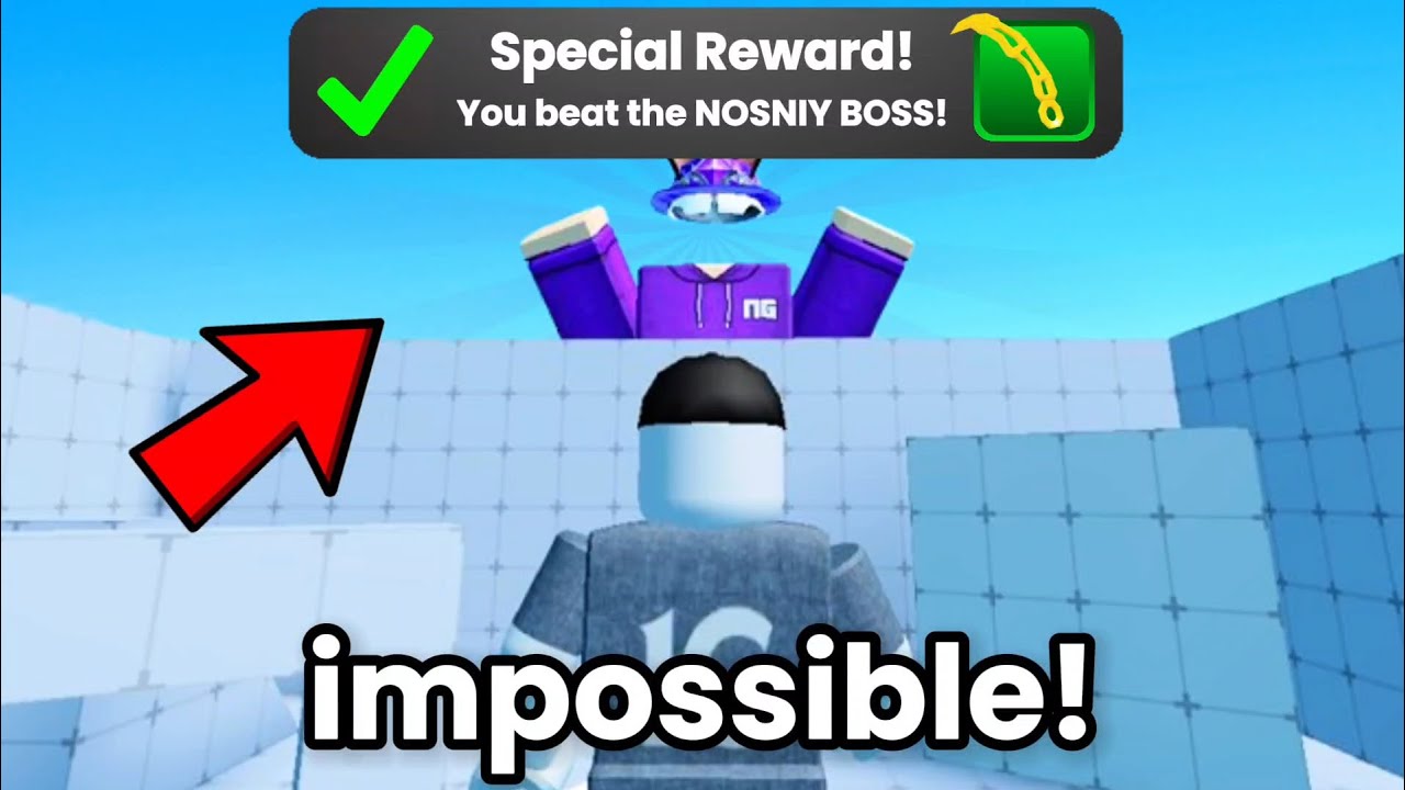 I BEAT the IMPOSSIBLE Boss Fight.. (Roblox Rivals)