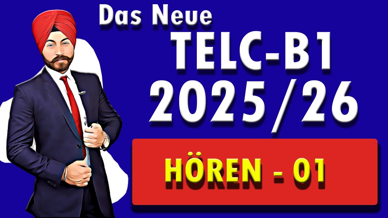 TELC B1 Neu Hörverstehen MODELLTEST 1   B1 PRÜFUNG MIT LÖSUNGEN