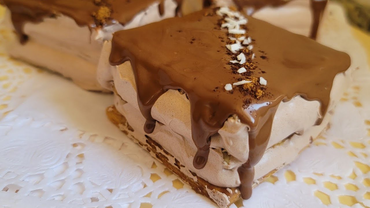 Milhojas de chocolate (muy fácil)