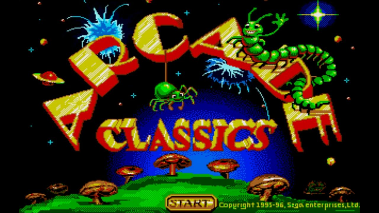 Arcade Classics (Sega Mega Drive) - Missile Command