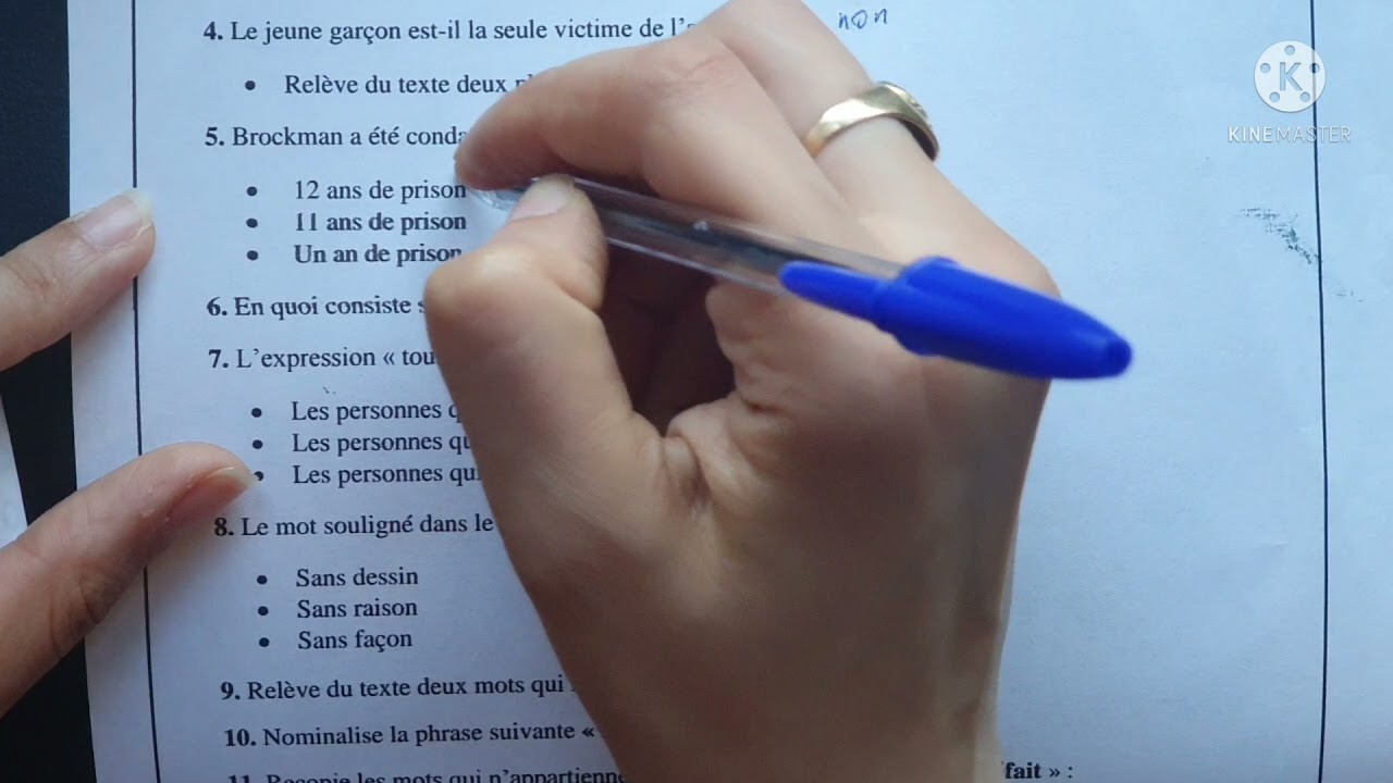 اختبار الفصل الاول لغة فرنسية سنة ثالثة متوسط
