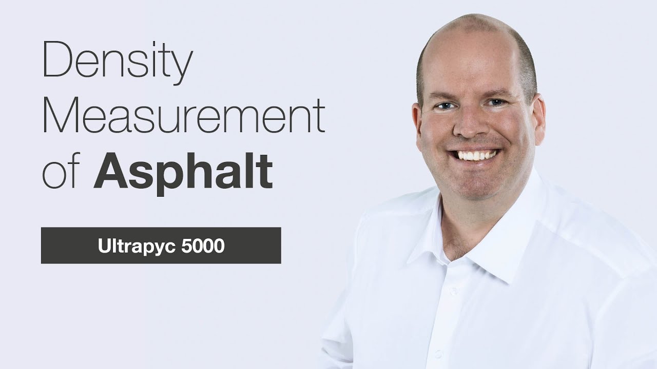 Density Measurement of Asphalt by Gas Pycnometry | Anton Paar