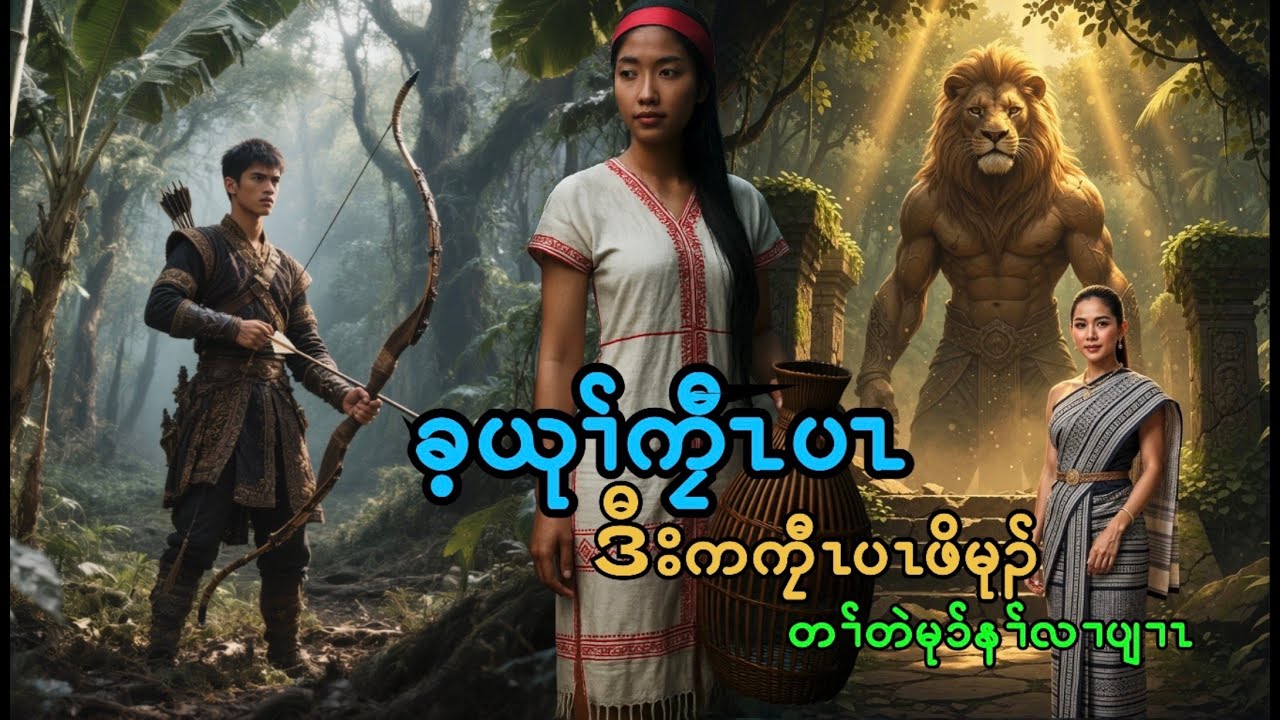 🟣No.320 . Karen Story - King Daughter Human Lion - ကကၠီၤပၤဖိမုၣ်လၢအအဲၣ်ဒီးခ့ယုၢ် တၢ်တဲမုၥ်နၢ်လၢပျၢၤ