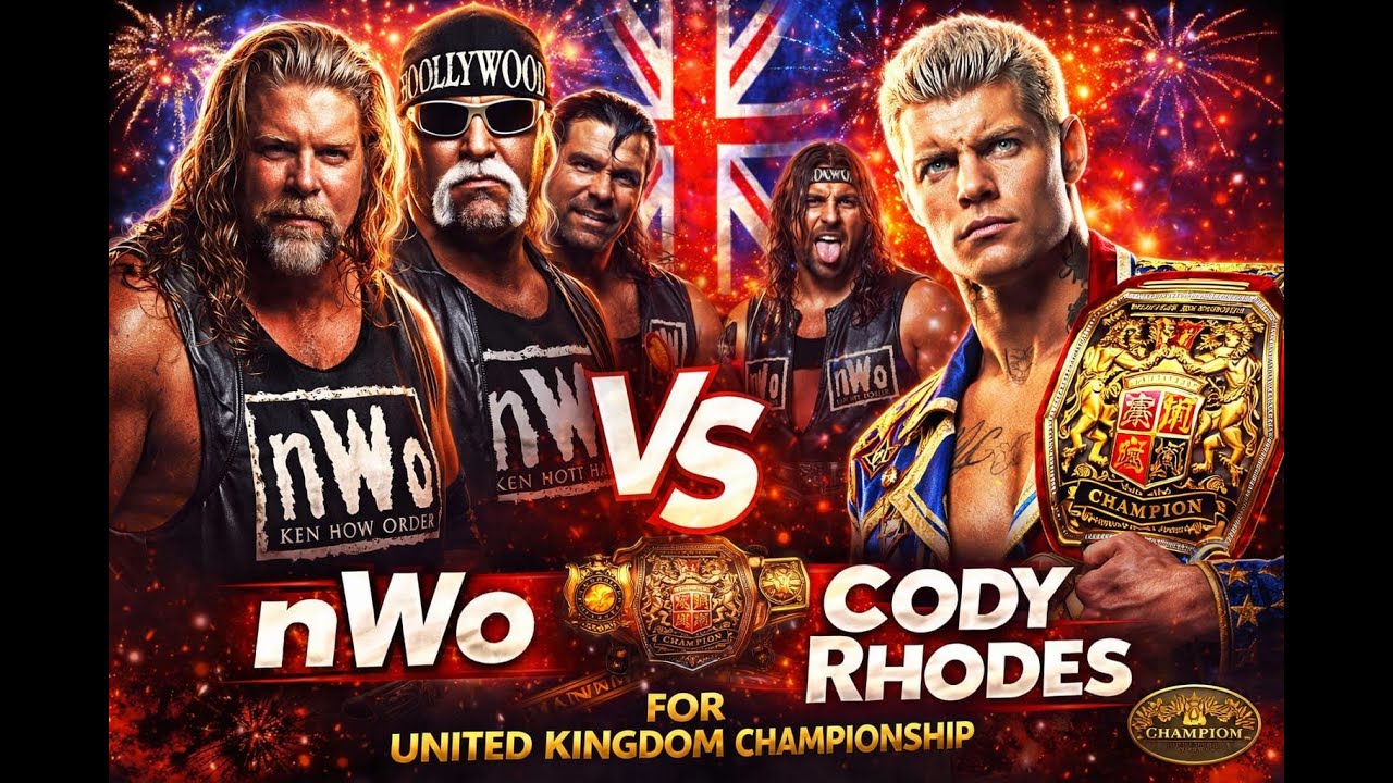 WWE- KEVIN NASH (NWO) V/S CODY RHODES UNITED KINGDOM CHAMPIONSHIP
