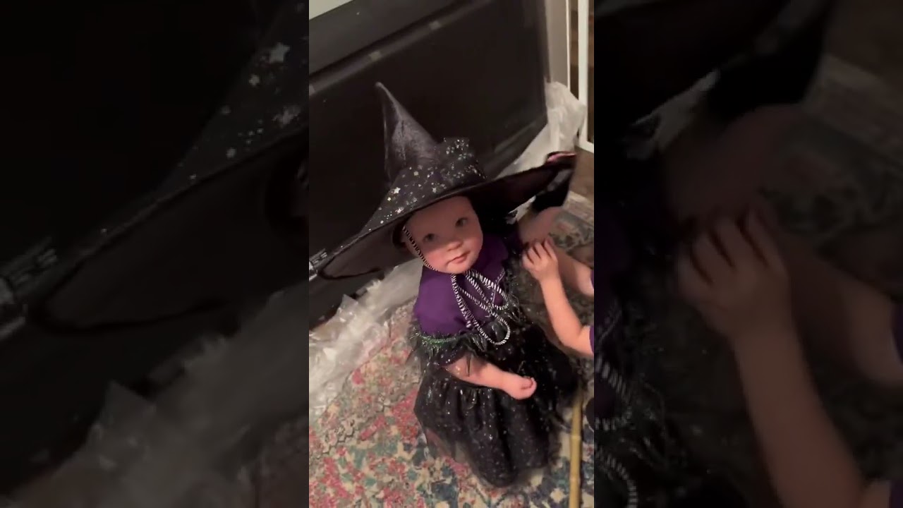 Bad witch baby costume. 😂❤️