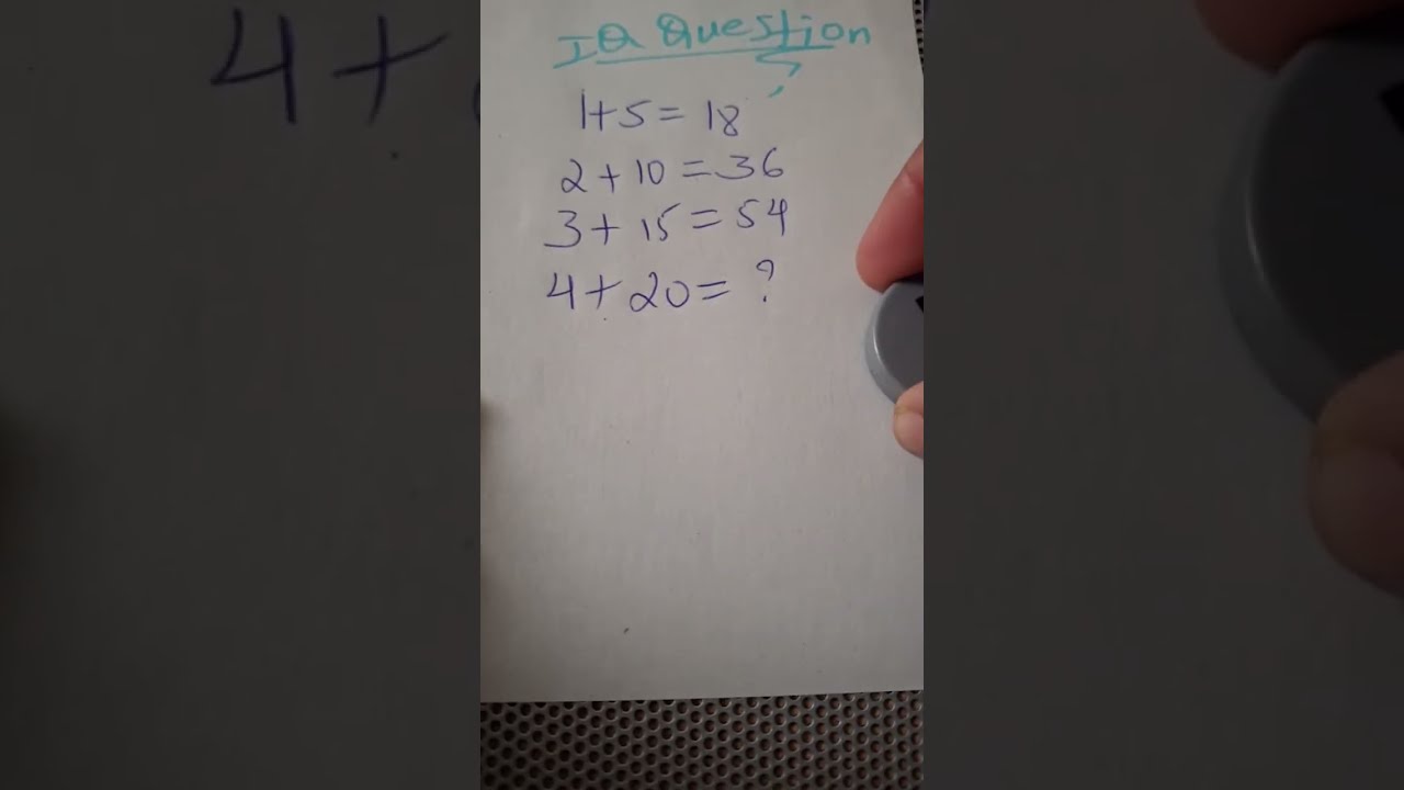 IQ Questions
