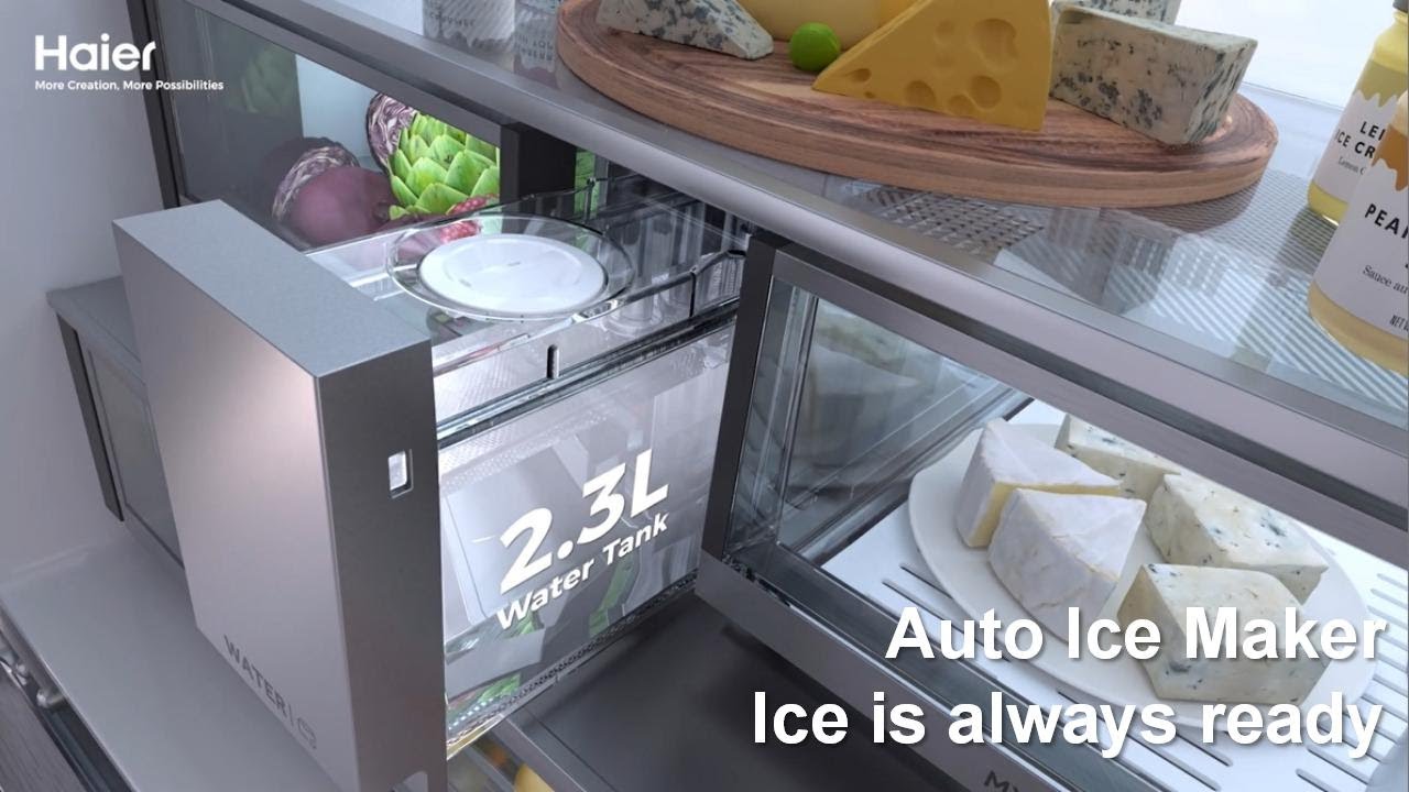 Haier Refrigerator｜Smart Ice for Every Refresh You Need