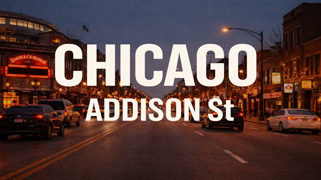 Driving Through Chicago POV: ADDISON St