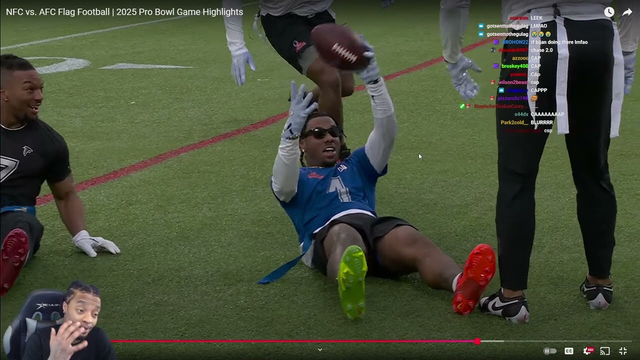 FlightReacts To NFC vs. AFC 2025 Pro Bowl Game Highlights!