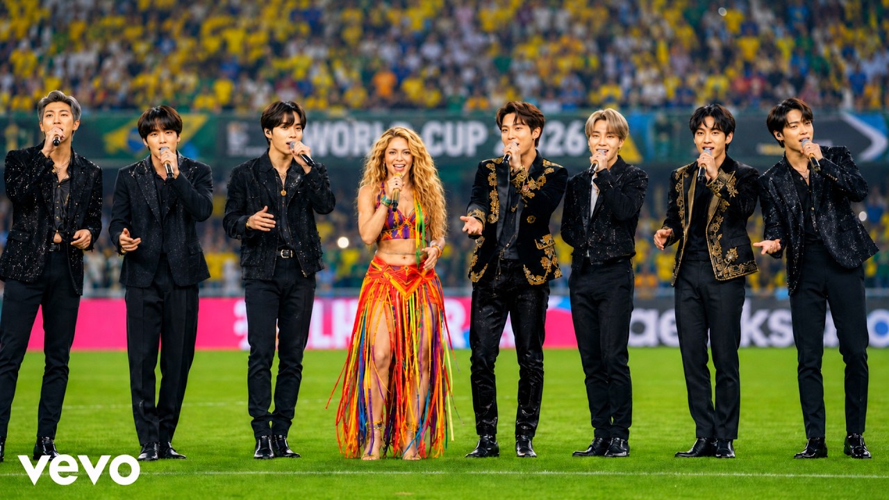 BTS x Shakira - FIFA World Cup 2026 Opening Ceremony Song | Official Music Video