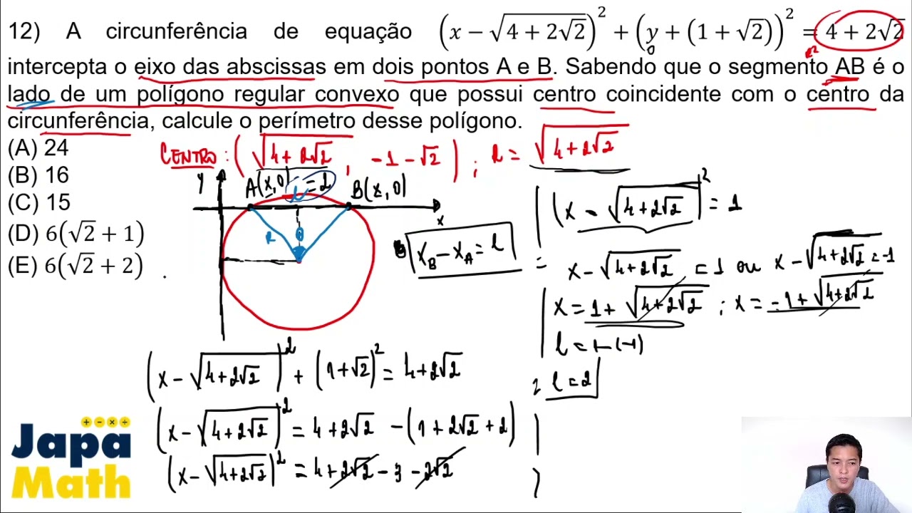 Prova EFOMM Resolvida(2010 - 2011) - Matemática - Questão 12