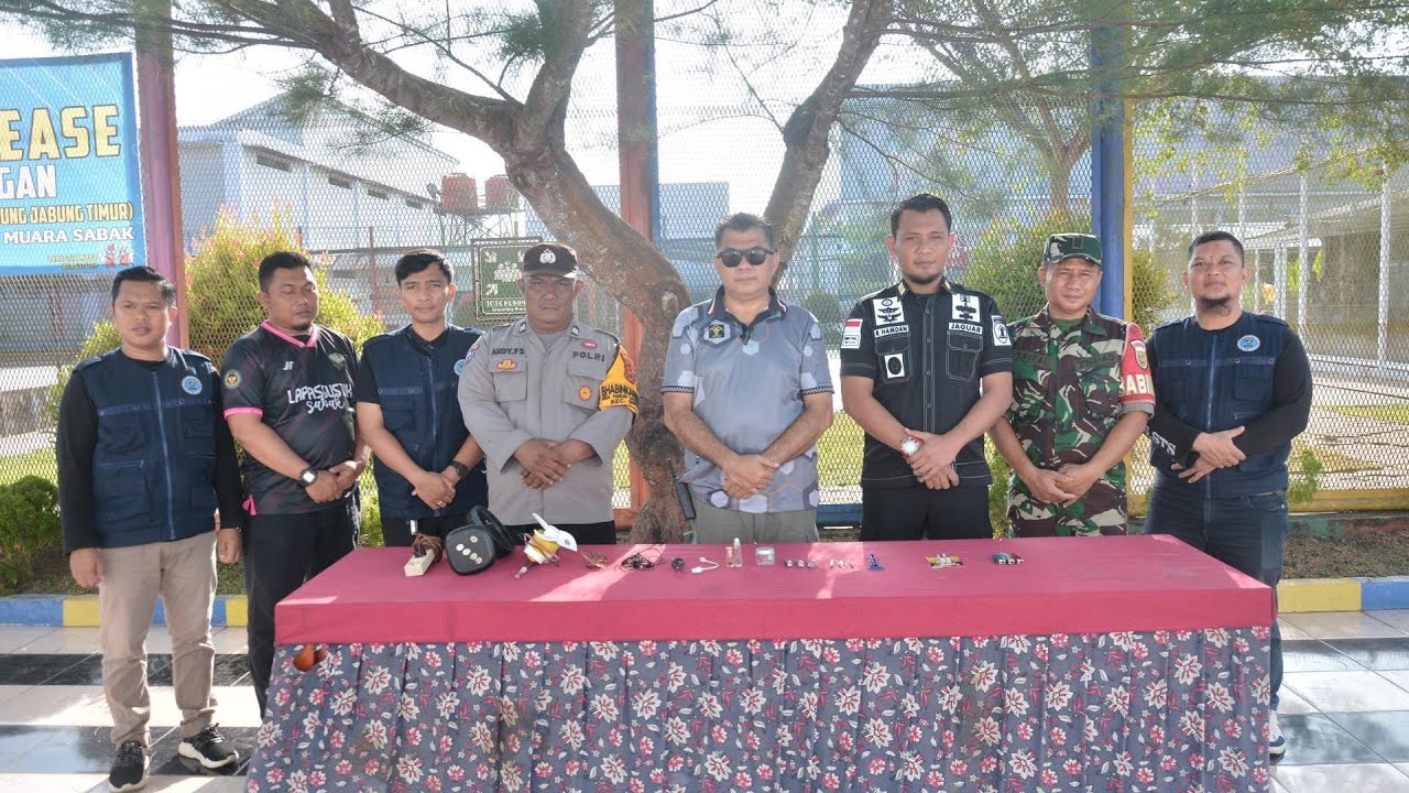 Gelar Razia Gabungan dengan APH, Bentuk Komitmen Lapas Narkotika Muara Sabak Wujudkan Zero Halinar