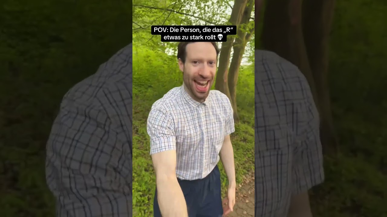Person, die &bdquo;R&ldquo; nicht rollen kann vs zu stark ROLLT 😂| Laschakv#Shorts