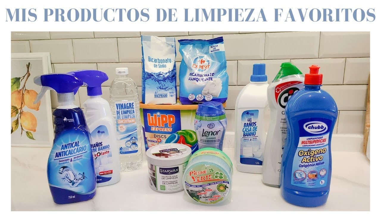 MIS PRODUCTOS DE LIMPIEZA FAVORITOS!!!!