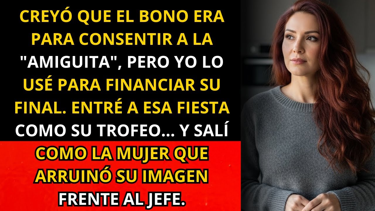 Gastó el bono de la empresa con su 
