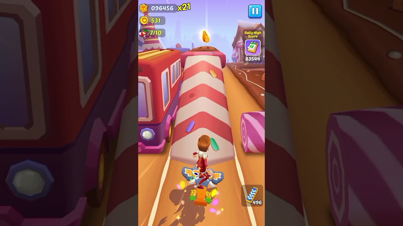 Subway Gaming...New Girl Running! Heavy 😈😈😈!#subwaysurfers 