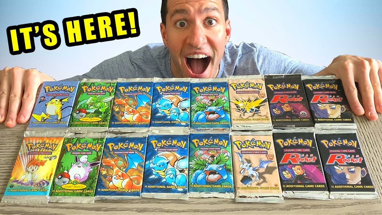 *THE $1000 POKEMON CARDS OPENING!* Vintage Booster Packs!