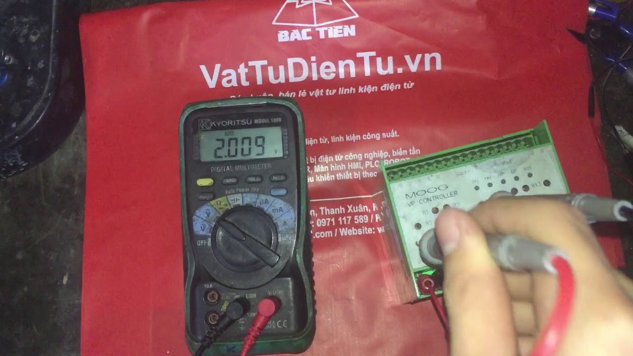 Sửa Bộ điều khiển van MOOG VP Controller Model: G122-828B017 0466 Lỗi nguồn kh&ocirc;ng xuất điều chỉnh