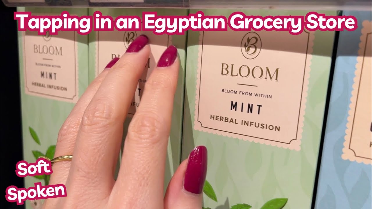 ASMR * Tapping at an Egyptian Grocery Store! 🩶