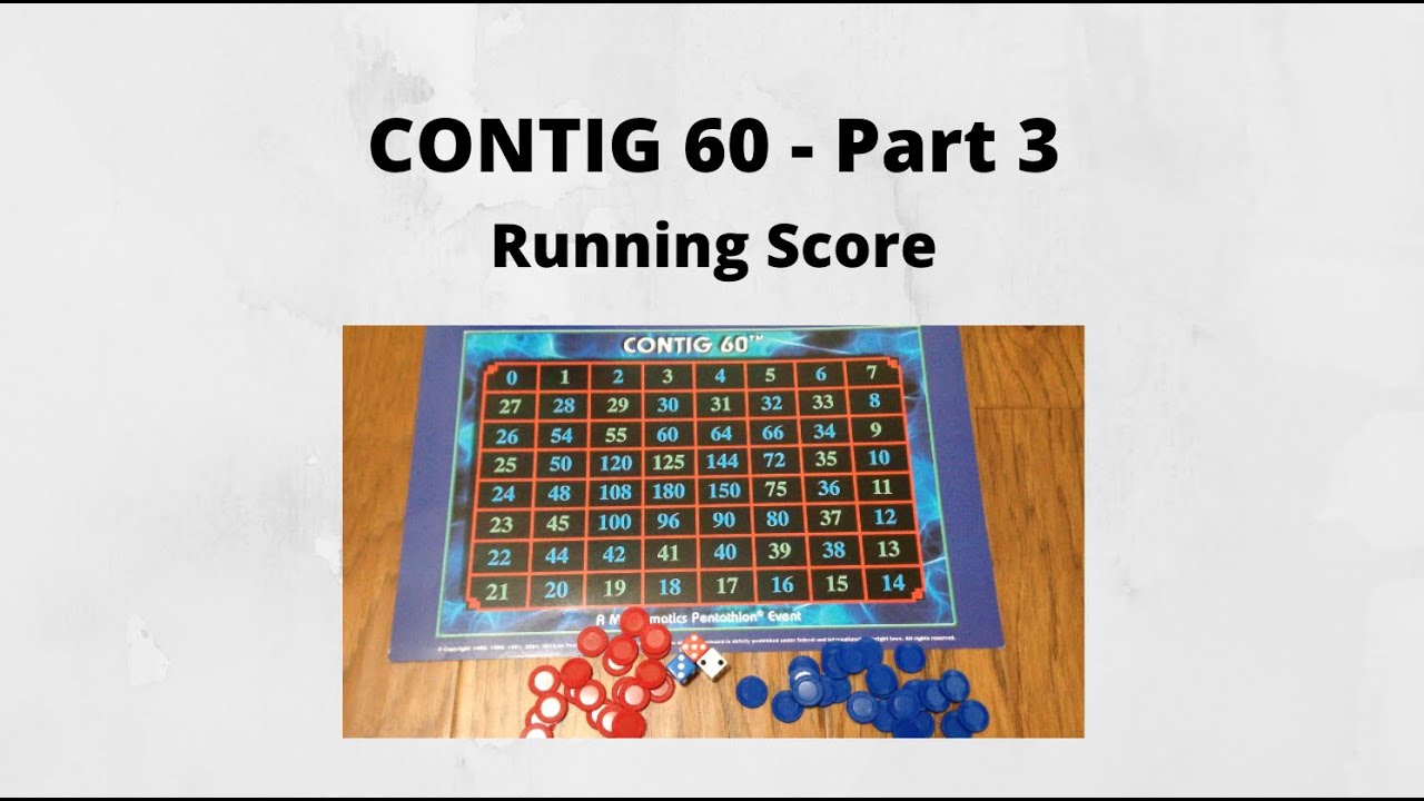 CONTIG 60 Running Score
