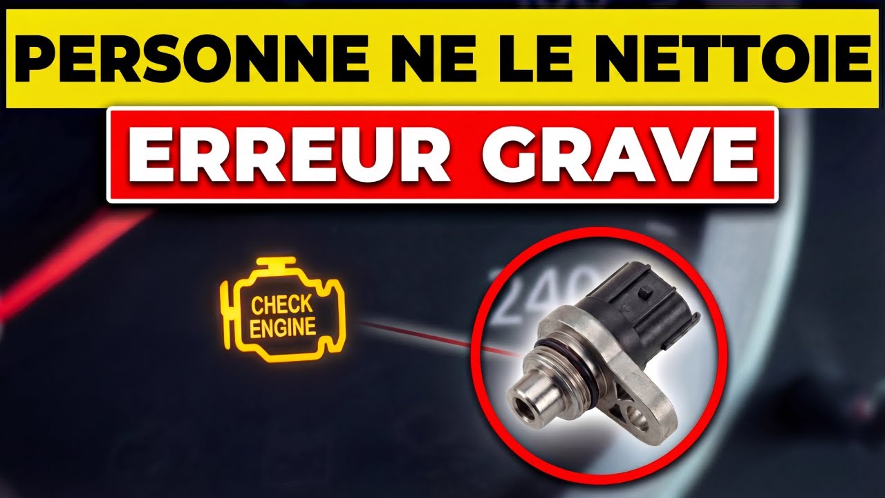 Le capteur qui TOMBE LE PLUS SOUVENT EN PANNE sur ta voiture (et que presque personne ne nettoie)