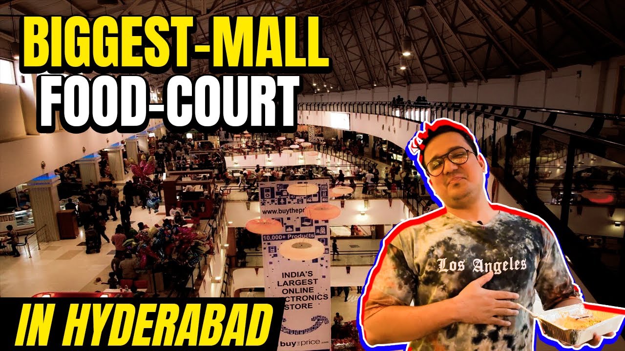 Biggest Mall Food Court in Hyderabad - 100+ Food Stalls