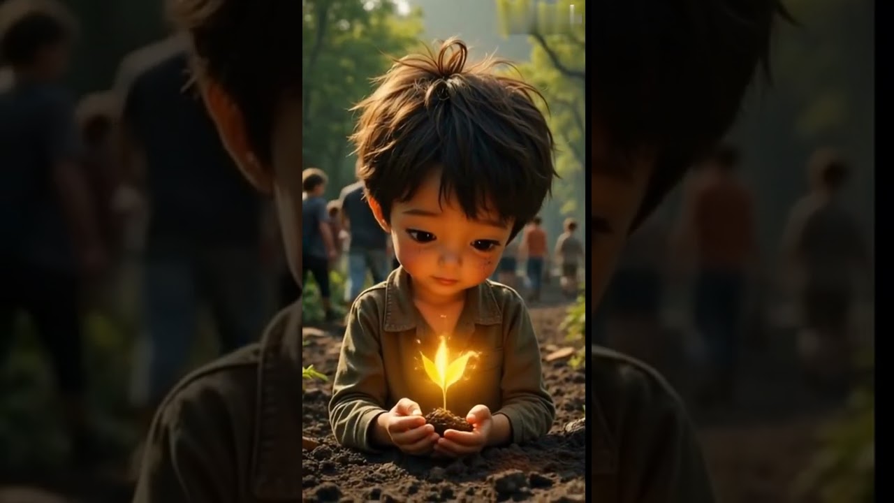 The seed that makes the boy happy #animatedshort #creativevisuals
