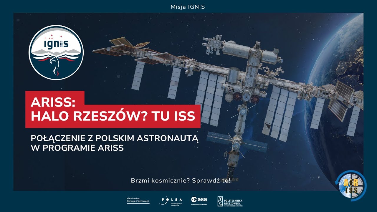 Połączenie radiowe na Politechnice Rzeszowskiej z polskim astronautą na ISS