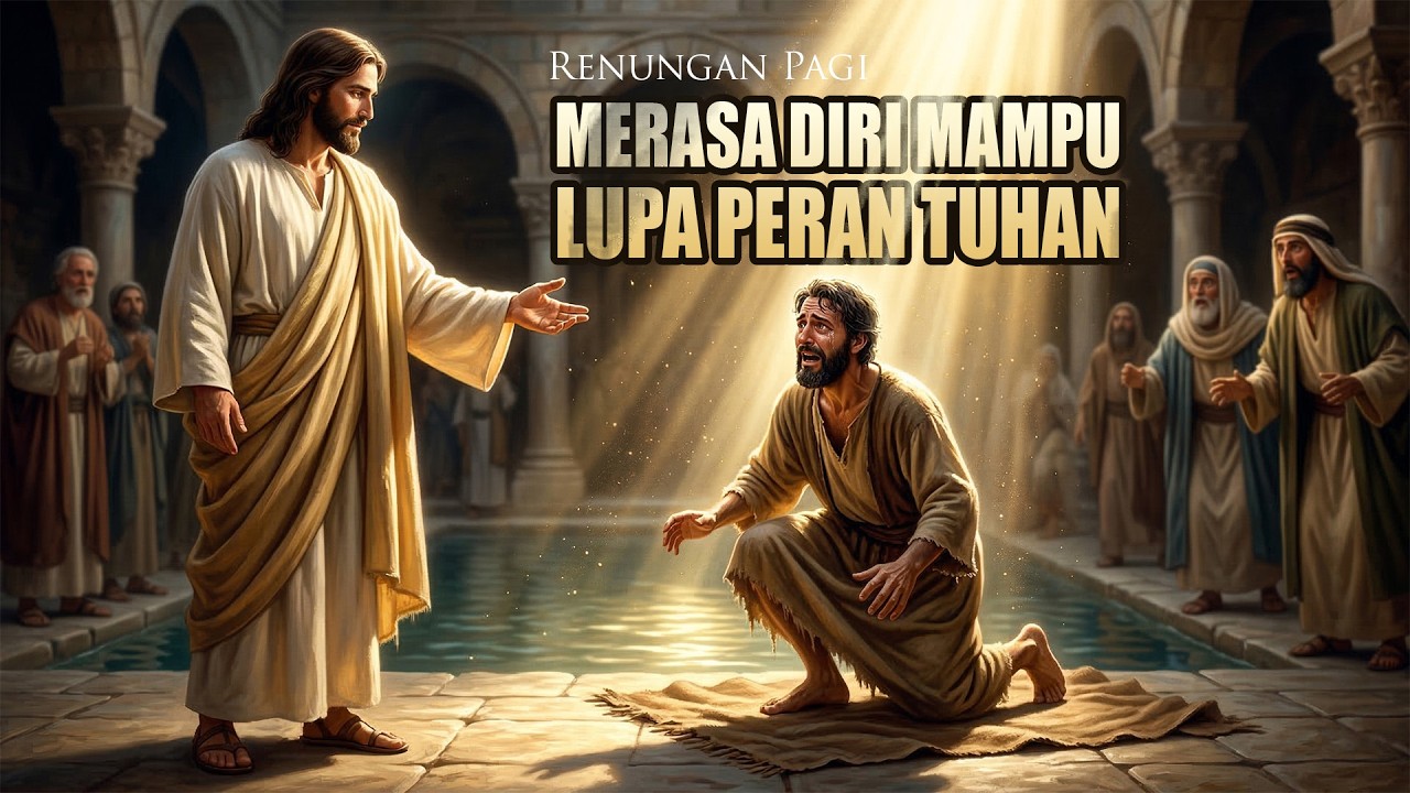 RENUNGAN PAGI - MERASA DIRI MAMPU, LUPA PERAN TUHAN - YOHANES 5 : 1 - 16