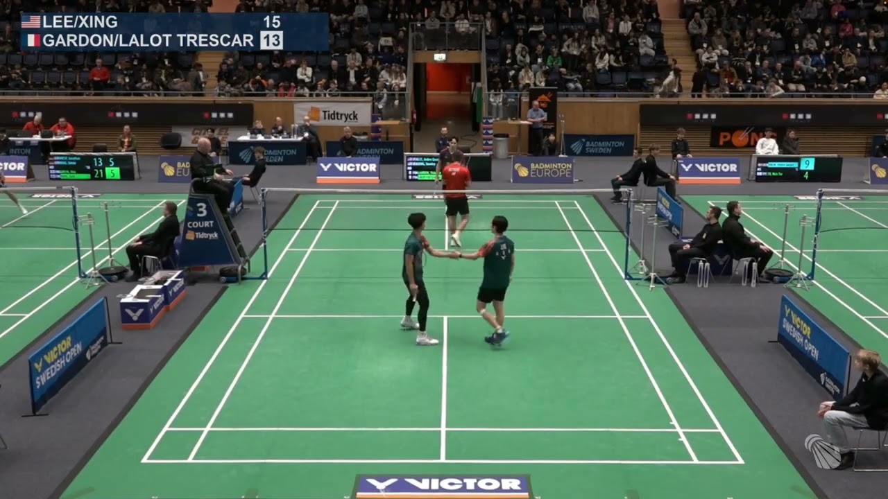 Swedish Open 2026. MD. Quarterfinal. Stanley Xing / Arden Lee vs Gardon / Lalot Trescar