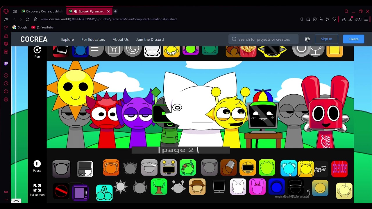 random sprunki pyramixed idk