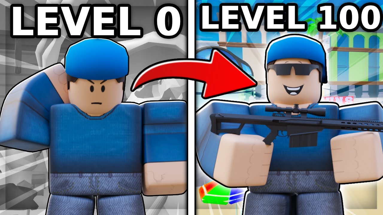 LEVEL 0 TO 100 IN ARSENAL... (Roblox Arsenal)