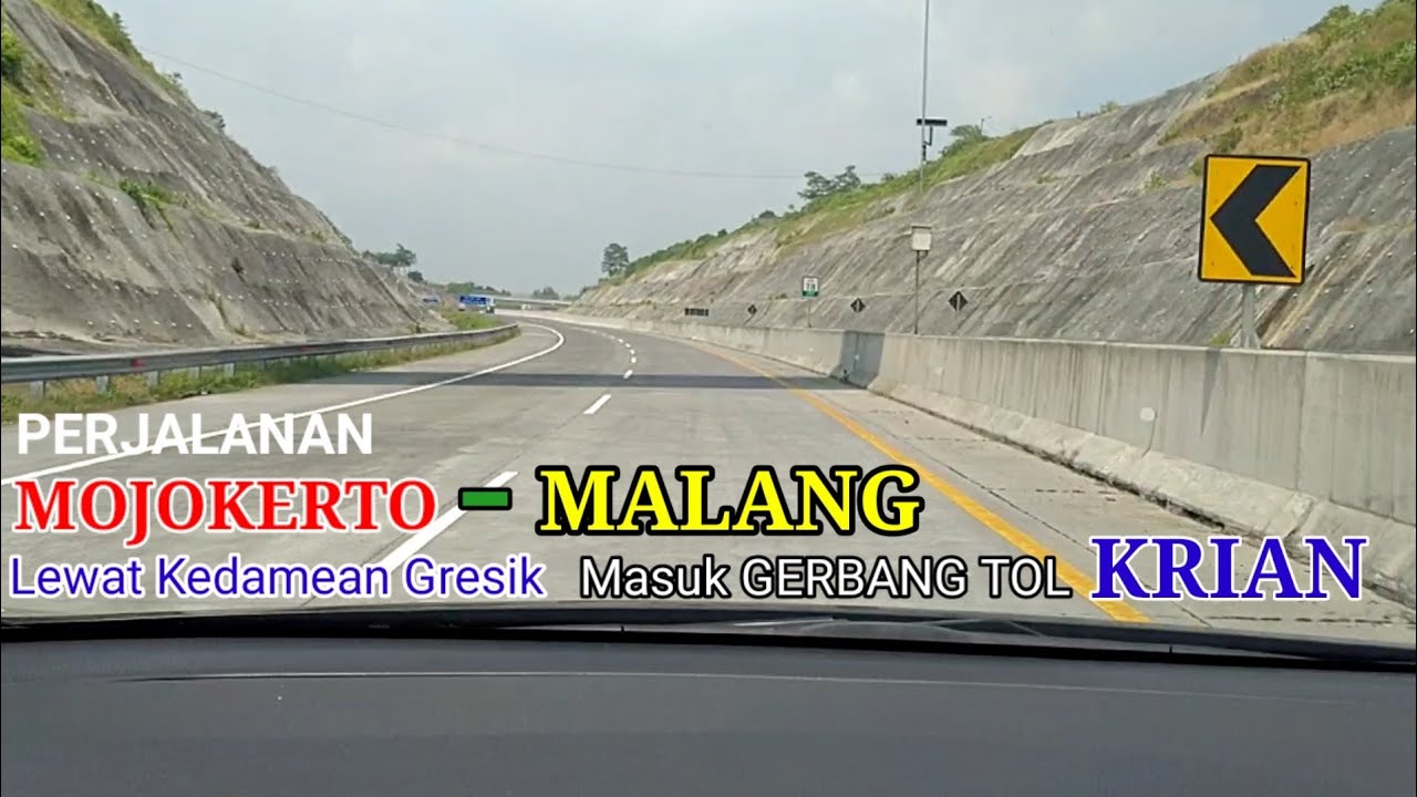Jalur ke Malang Tol Singosari dari tol Krian cuma 1 JAM !!! Betulkah ???