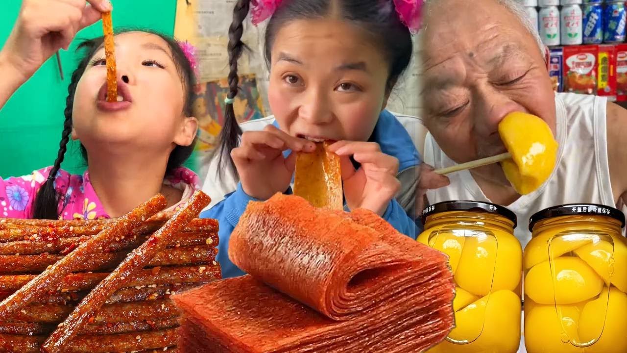 Video đồ ăn vặt Trung Quốc trên Tik Tok丨Những món ăn vặt mà hồi nhỏ mẹ không cho ănEP457