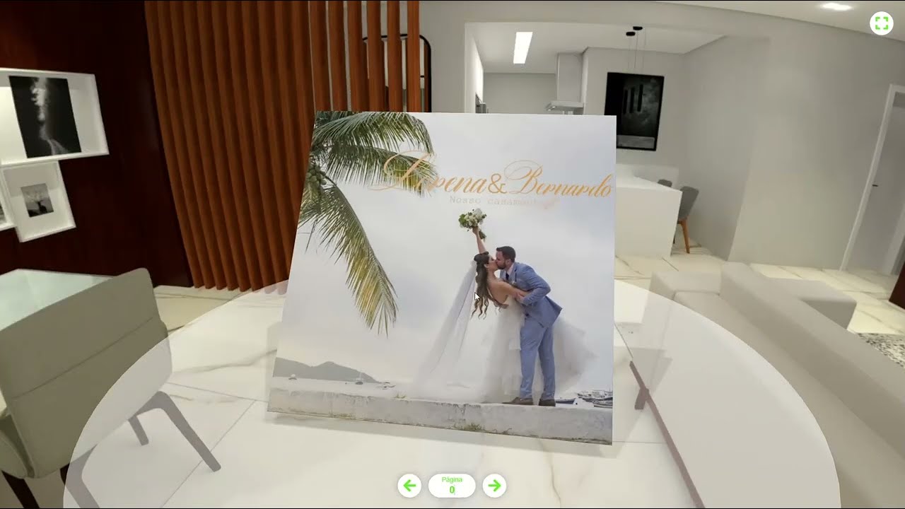 Diagramação de Álbum 3D Lorena e Bernardo