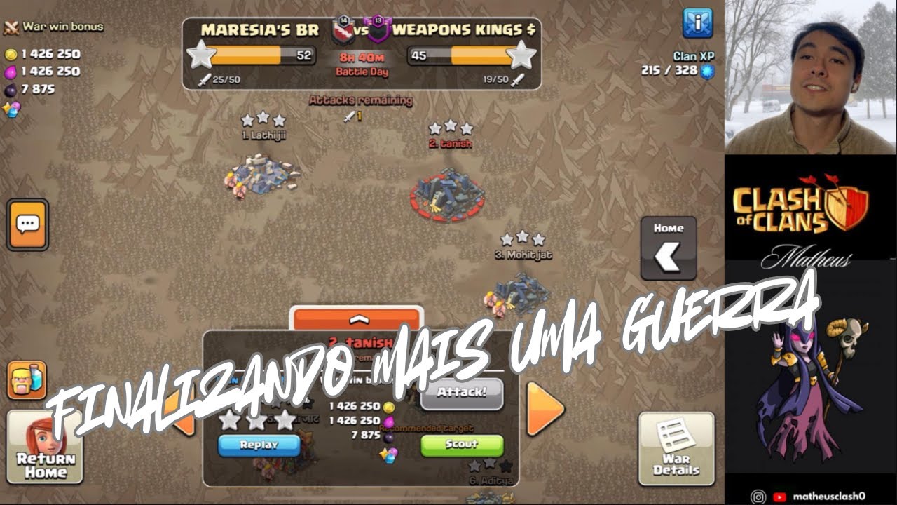 FINALIZANDO OS ATAQUES NA GUERRA